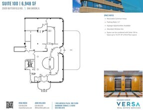 2707 Butterfield Rd, Oak Brook, IL à louer Plan d’étage– Image 1 sur 1
