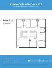 300-350 Kingwood Medical Dr, Kingwood, TX à louer Plan d’étage– Image 1 sur 1