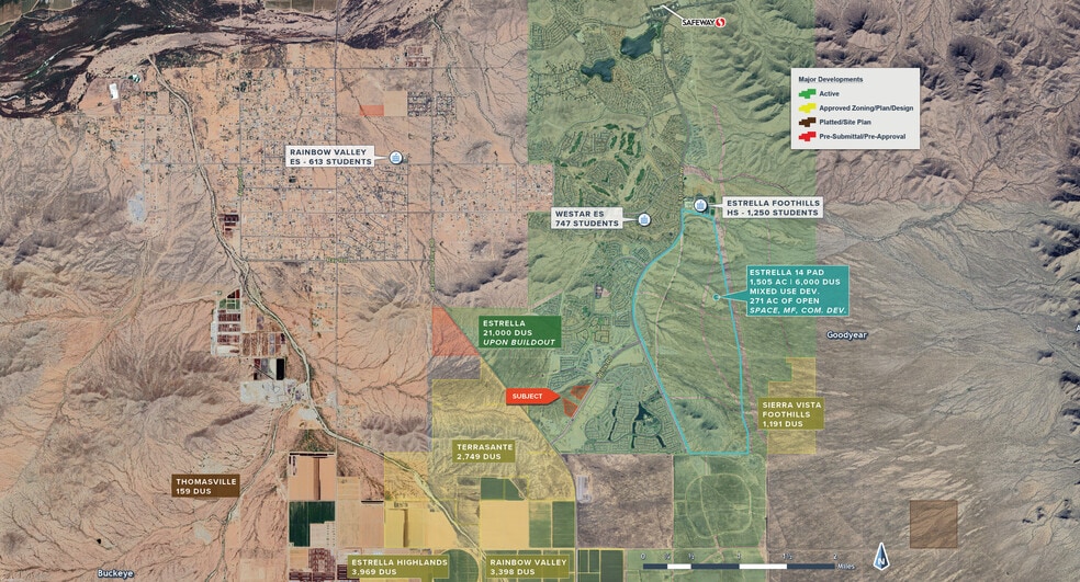 SWC Mountain Vista & Willis Rd, Goodyear, AZ à louer - Aérien – Image 3 sur 3