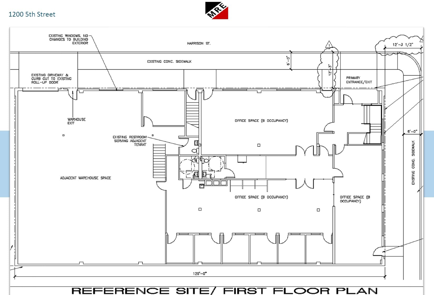 1200 5th St, Berkeley, CA à vendre Plan d’étage– Image 1 sur 1