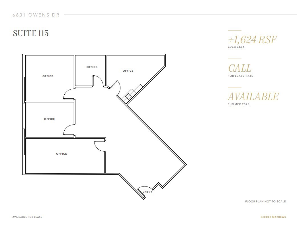6601 Owens Dr, Pleasanton, CA à louer Plan d’étage– Image 1 sur 1