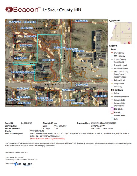 210 Lake St W, Waterville, MN à vendre - Photo de l’immeuble – Image 3 sur 3