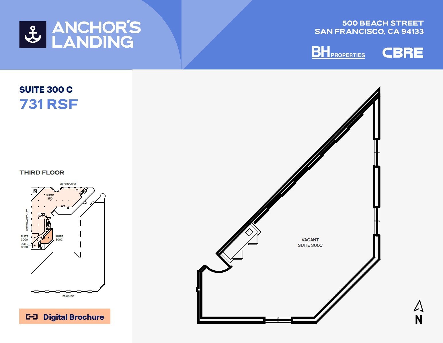 333 Jefferson St, San Francisco, CA à louer Plan d’étage– Image 1 sur 1