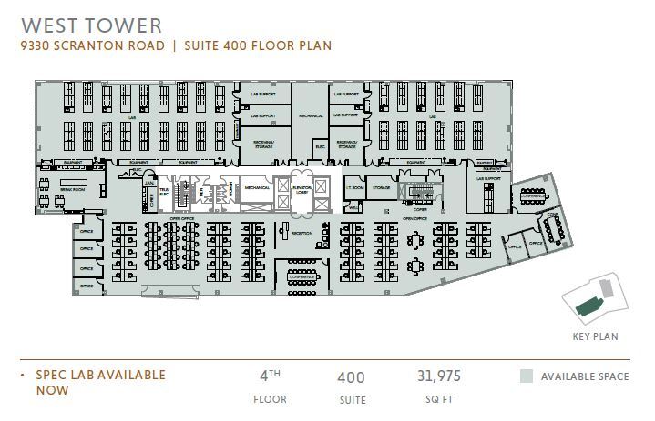 9276 Scranton Rd, San Diego, CA à louer Plan d’étage– Image 1 sur 7