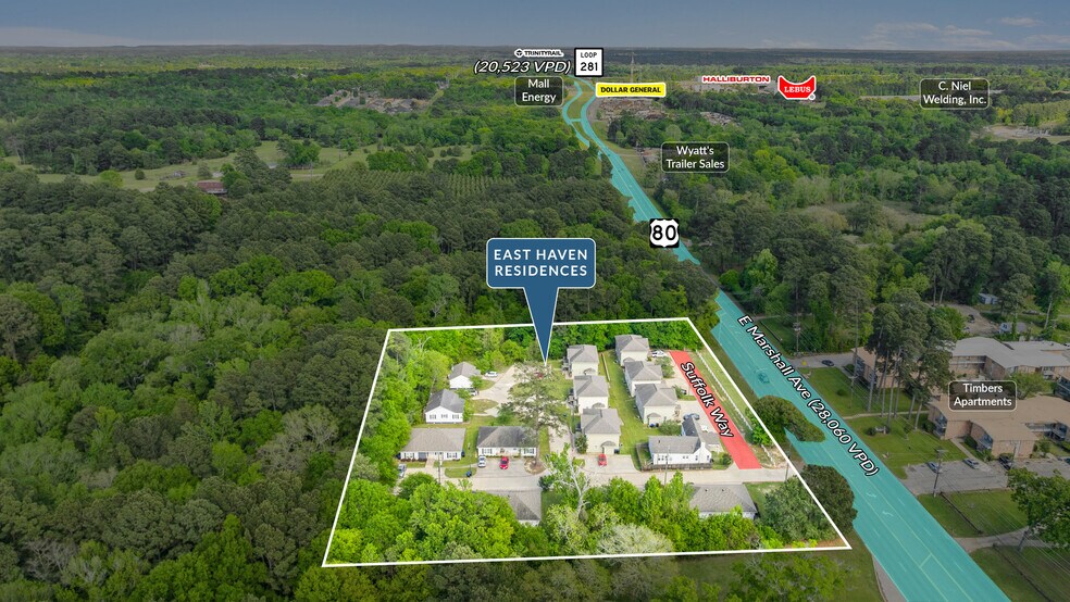 2101 Suffolk Way, Longview, TX à vendre - Photo de l’immeuble – Image 2 sur 6