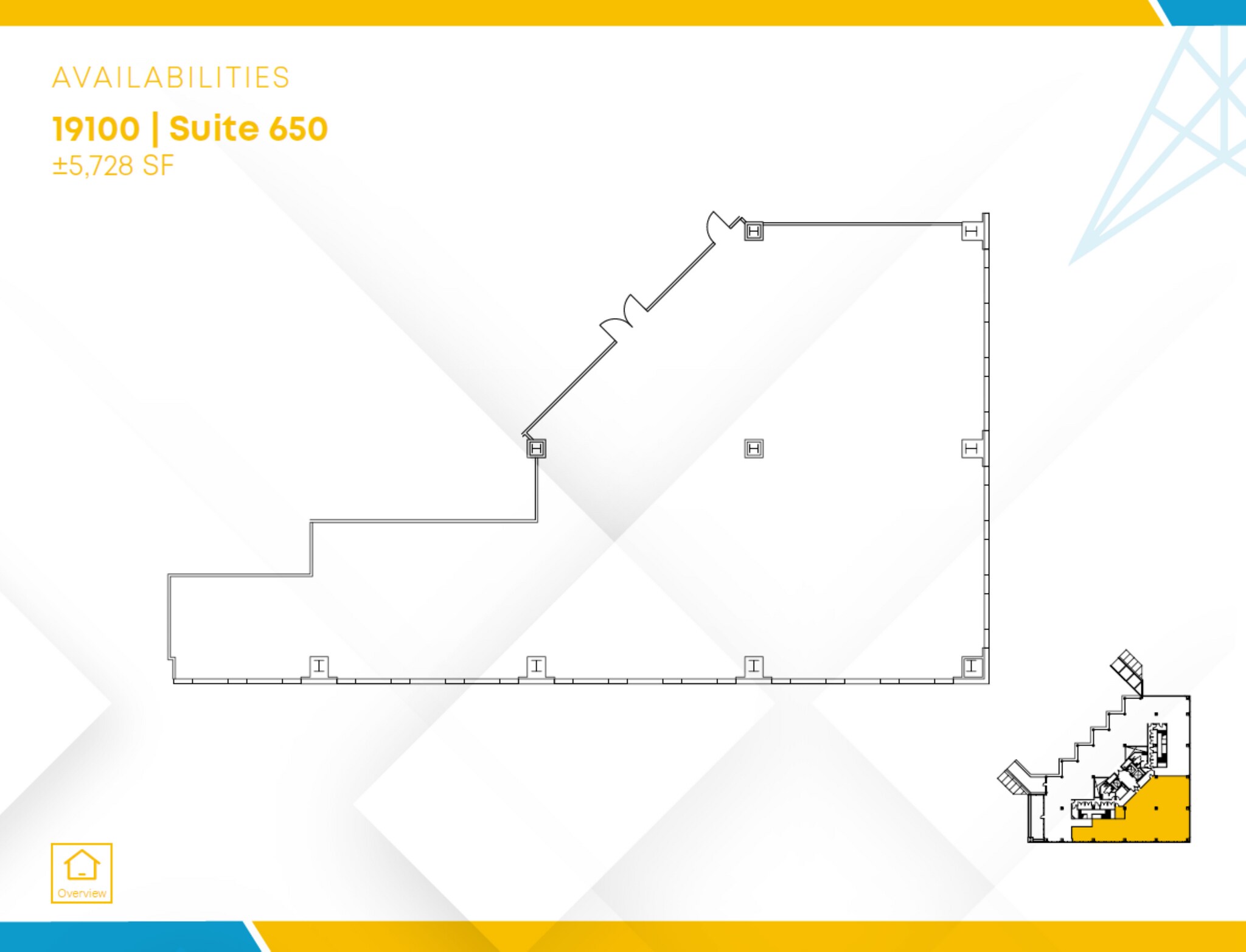 19100-19200 Von Karman Ave, Irvine, CA à louer Plan d’étage– Image 1 sur 2