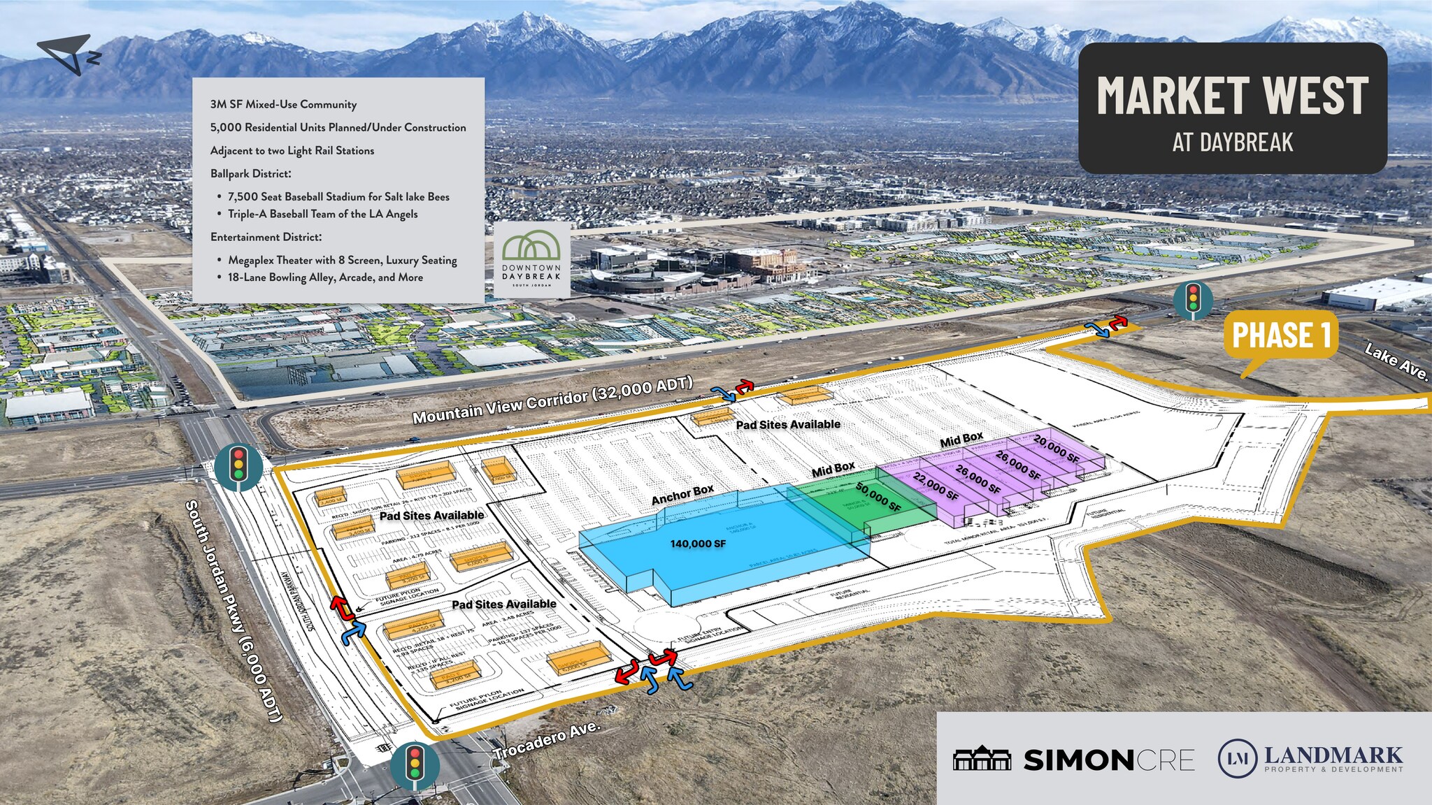 Mountain View Corridor & South Jordan Pkwy, South Jordan, UT à louer Photo de la construction– Image 1 sur 13