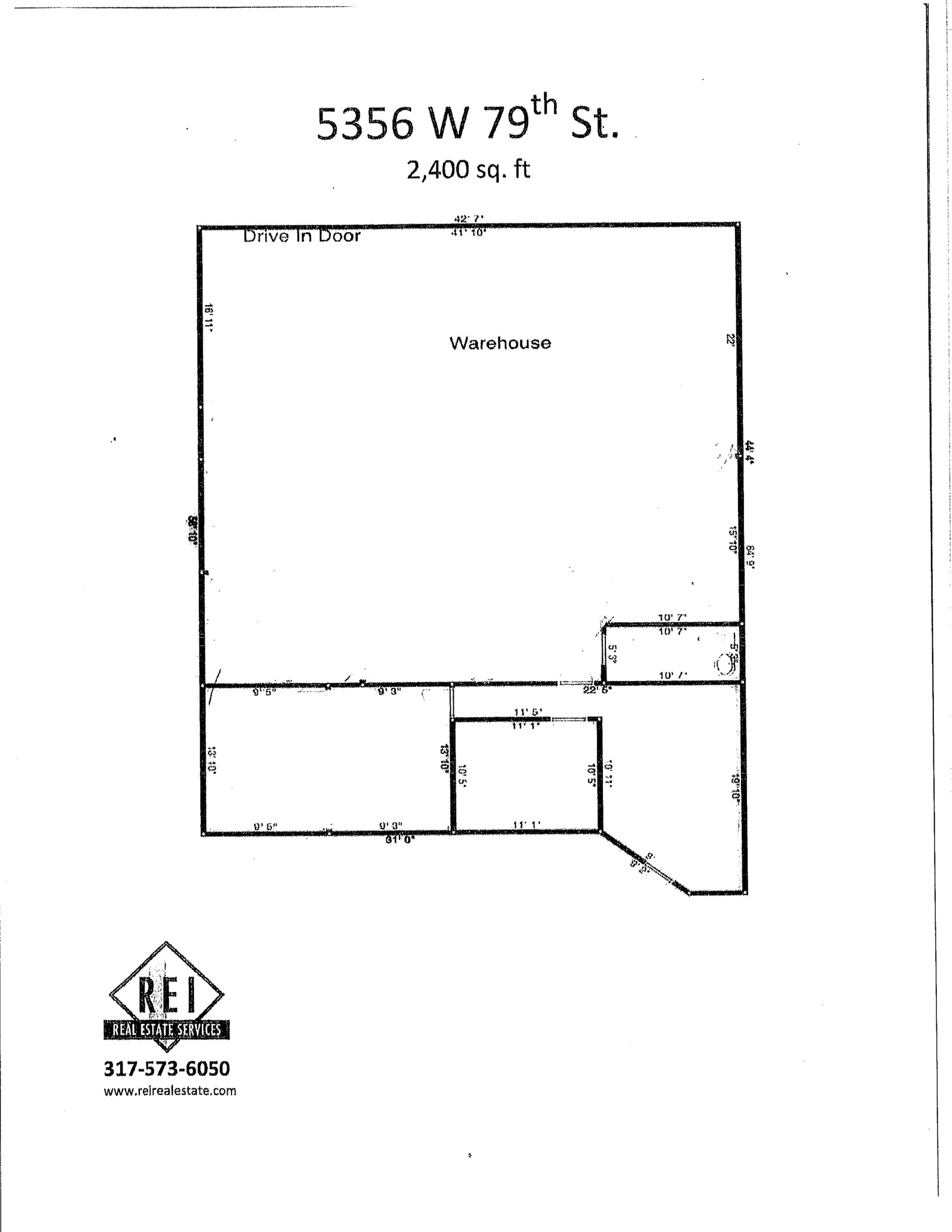 5314-5356 W 79th St, Indianapolis, IN à louer Plan de site– Image 1 sur 1