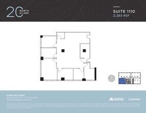 20 N Clark St, Chicago, IL à louer Plan d’étage– Image 1 sur 1