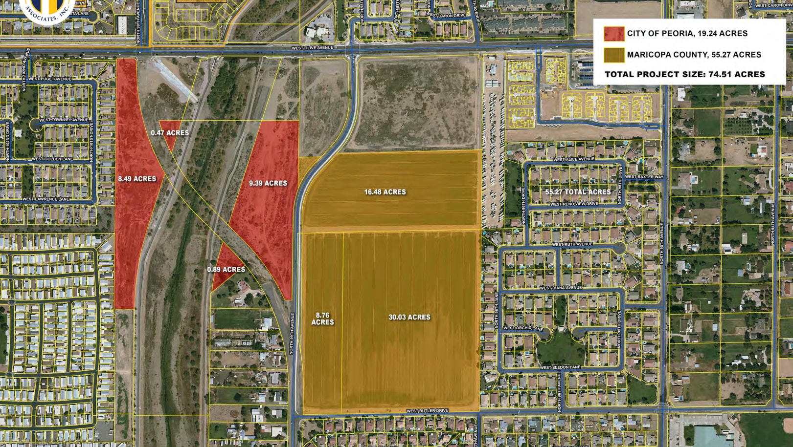 North 99th Avenue, Peoria, AZ à vendre Aérien– Image 1 sur 2