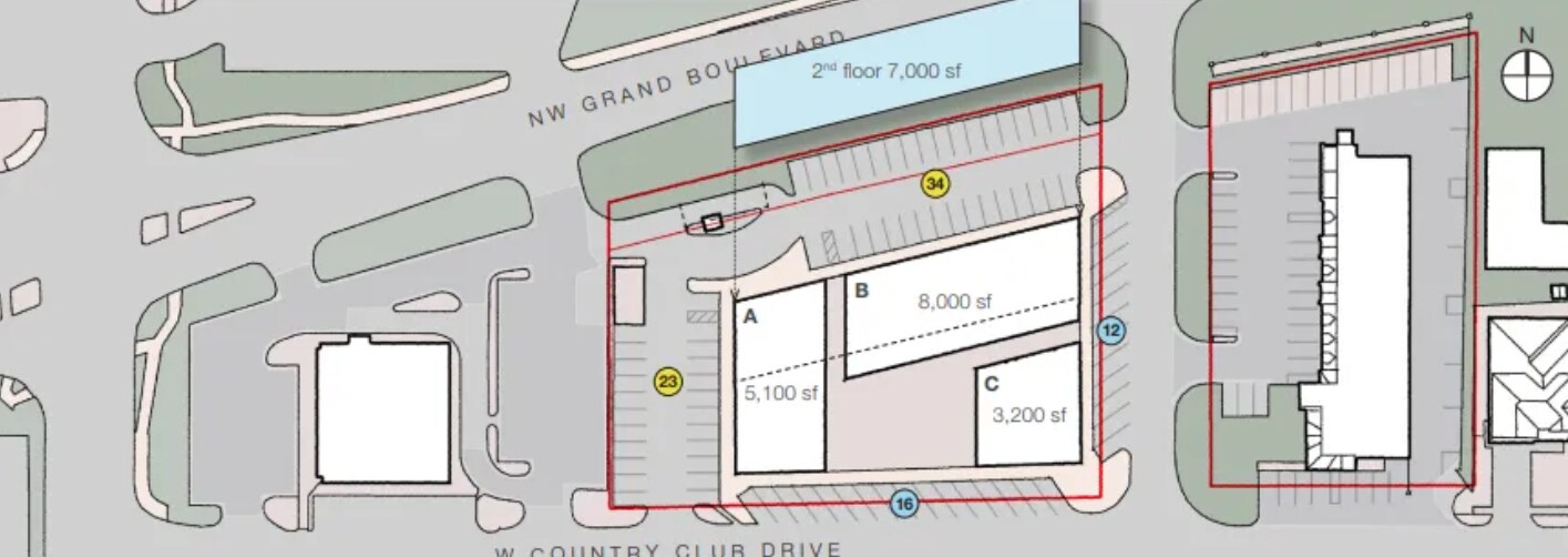 2800 NW Grand Blvd, Oklahoma City, OK à louer Plan de site– Image 1 sur 2