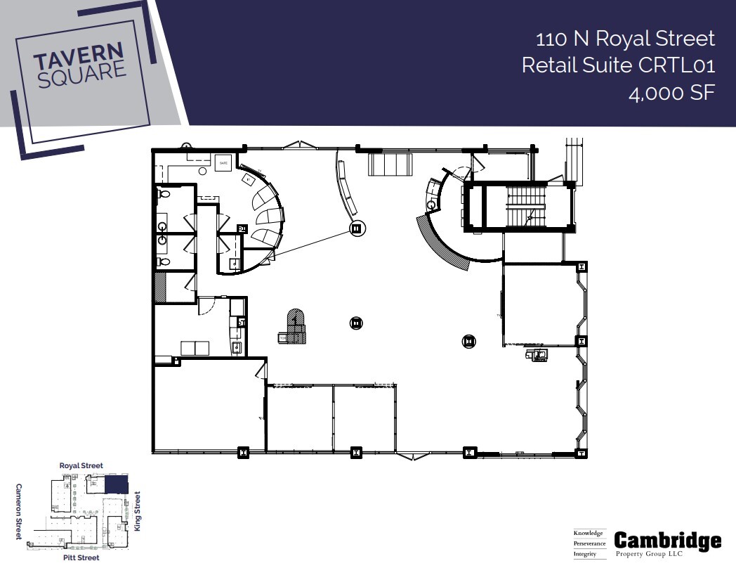 123 N Pitt St, Alexandria, VA à louer Plan d’étage– Image 1 sur 1