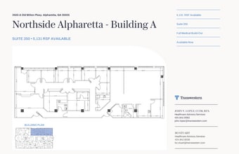 3400 Old Milton Pky, Alpharetta, GA à louer Plan d’étage– Image 1 sur 1