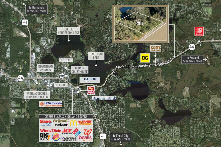 8933 Gulf to Lake Hwy, Inverness, FL à vendre - Photo de l’immeuble – Image 2 sur 18