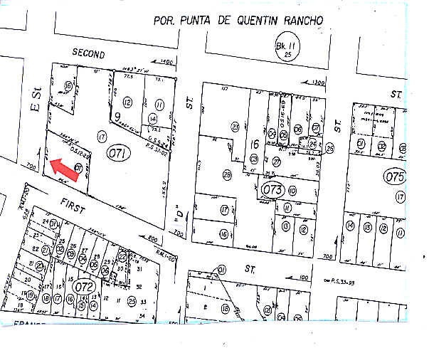 700 E St, San Rafael, CA à louer - Plan cadastral – Image 2 sur 16