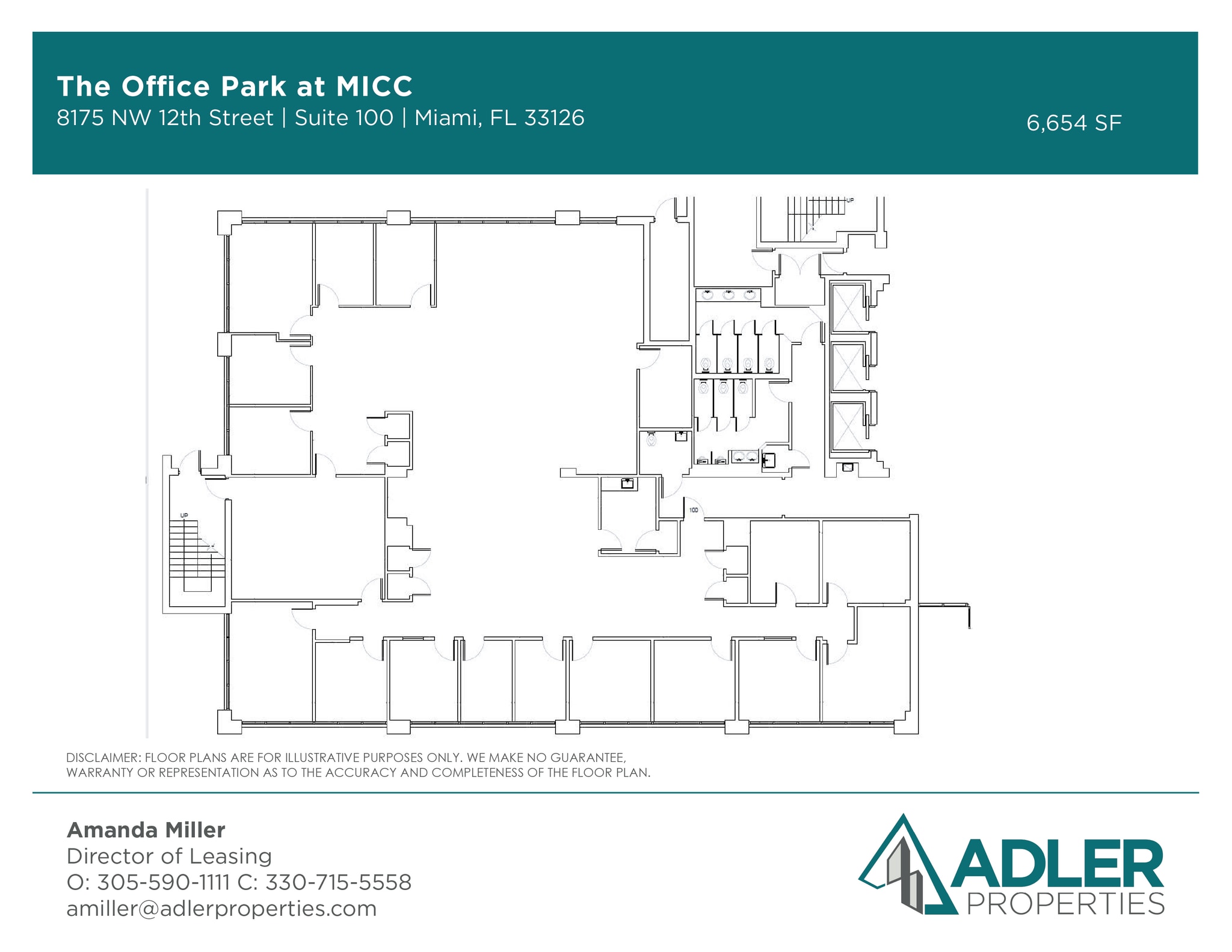 1200 NW 78th Ave, Doral, FL à louer Plan d’étage– Image 1 sur 1