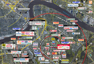 601 Terry Pky, Gretna, LA - VUE AÉRIENNE  vue de carte
