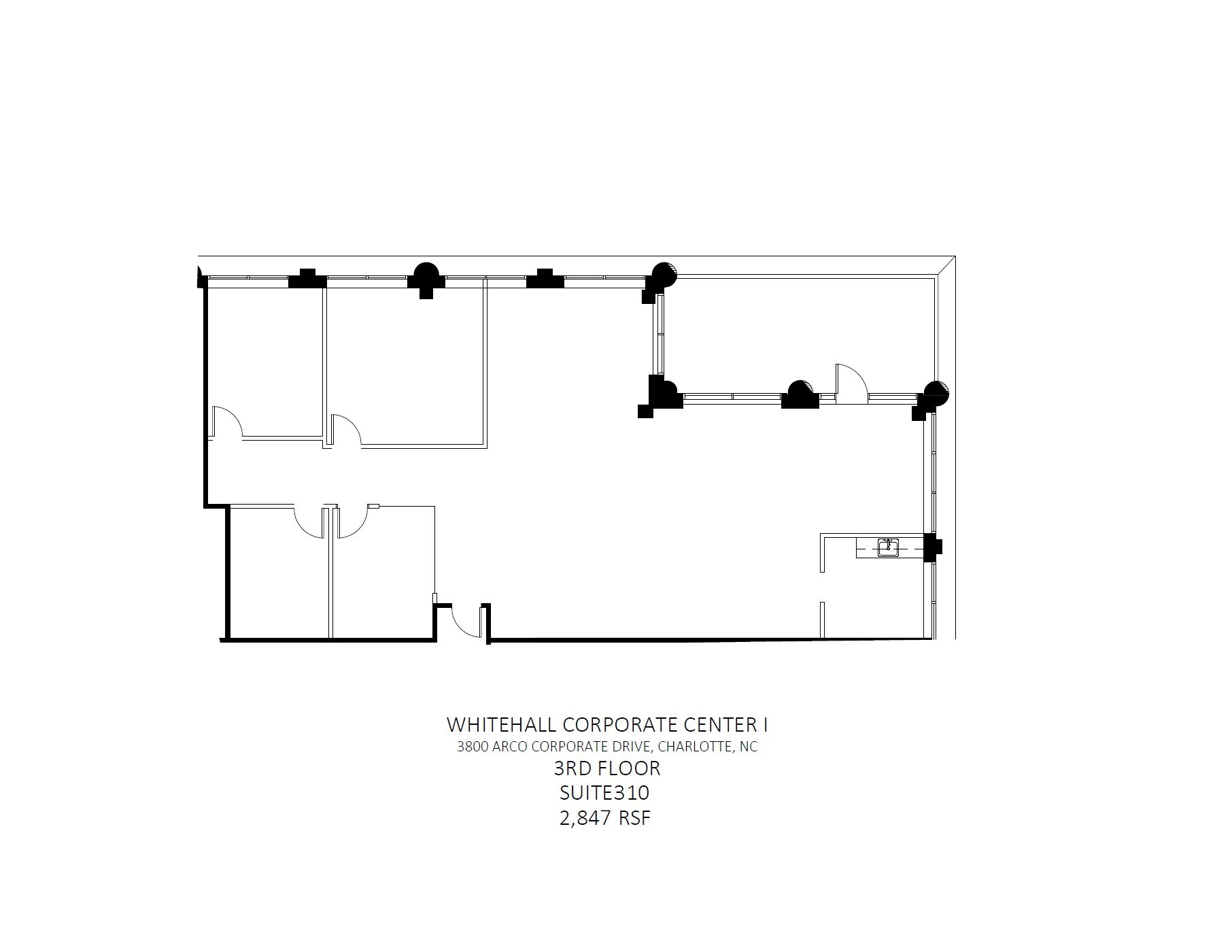 3800 Arco Corporate Dr, Charlotte, NC à louer Plan de site– Image 1 sur 1
