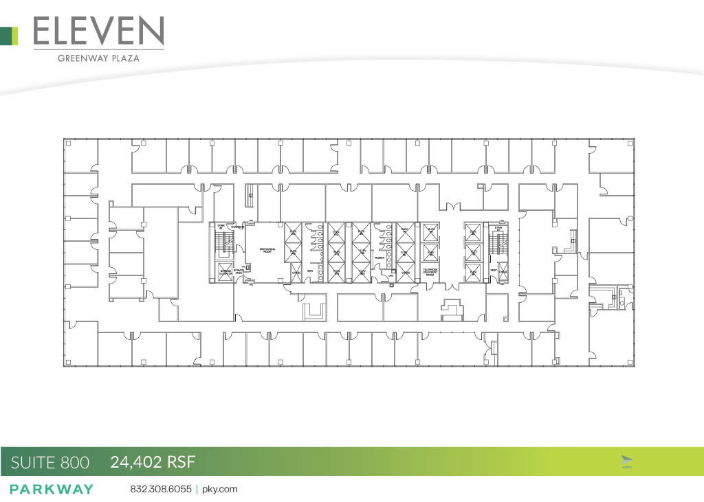 11 Greenway Plz, Houston, TX à louer Plan d’étage– Image 1 sur 1