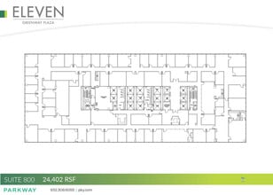 11 Greenway Plz, Houston, TX à louer Plan d’étage– Image 1 sur 1