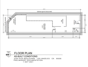2700-2722 W Pico Blvd, Los Angeles, CA à louer Plan d’étage– Image 1 sur 1