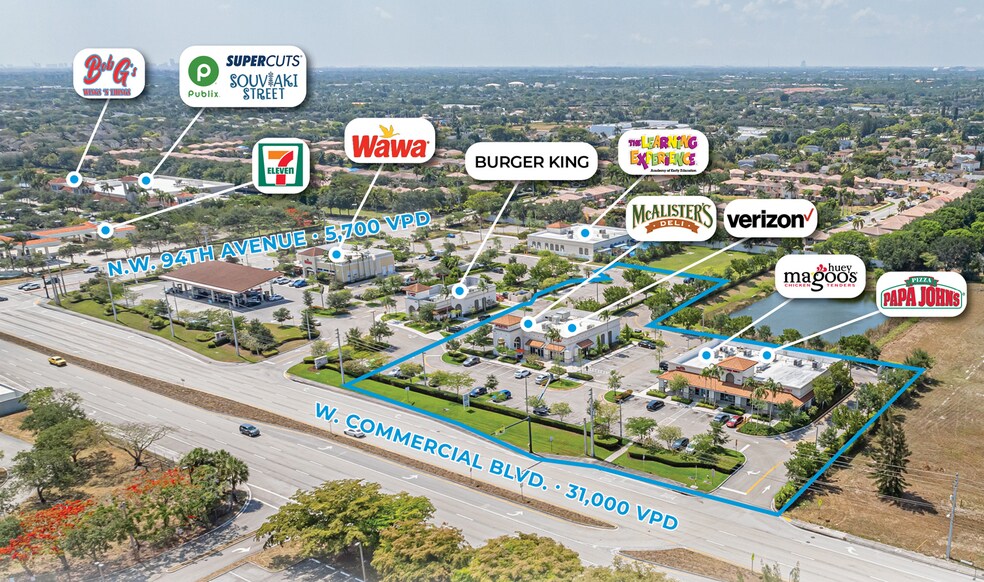 9400-9440 W Commercial Blvd, Fort Lauderdale, FL à louer - Photo de l’immeuble – Image 3 sur 8