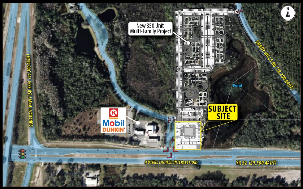 SR 52 & Deerbrook Blvd, Land O' Lakes, FL à louer Aérien– Image 1 sur 2