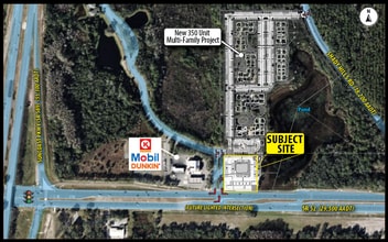 SR 52 & Deerbrook Blvd, Land O' Lakes, FL - Vue aérienne vue de carte