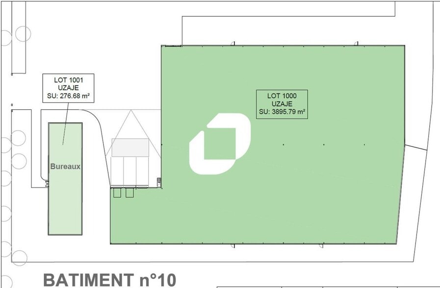 10 Rue De Cherbourg, Strasbourg à louer - Plan de site – Image 3 sur 3