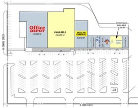 2004-2032 N Main St, Pearland, TX à louer Plan de site– Image 2 sur 2