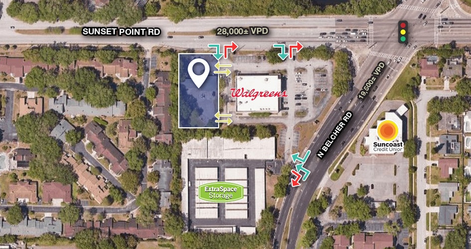 2185 Sunset Point Rd, Clearwater, FL à vendre - Aérien – Image 1 sur 2