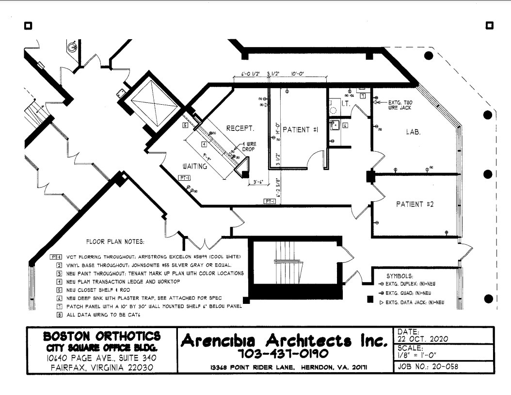 10640 Page Ave, Fairfax, VA à louer Plan d’étage– Image 1 sur 1