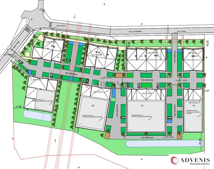 Local d'activités dans Carbon-Blanc à vendre - Plan de site – Image 3 sur 3