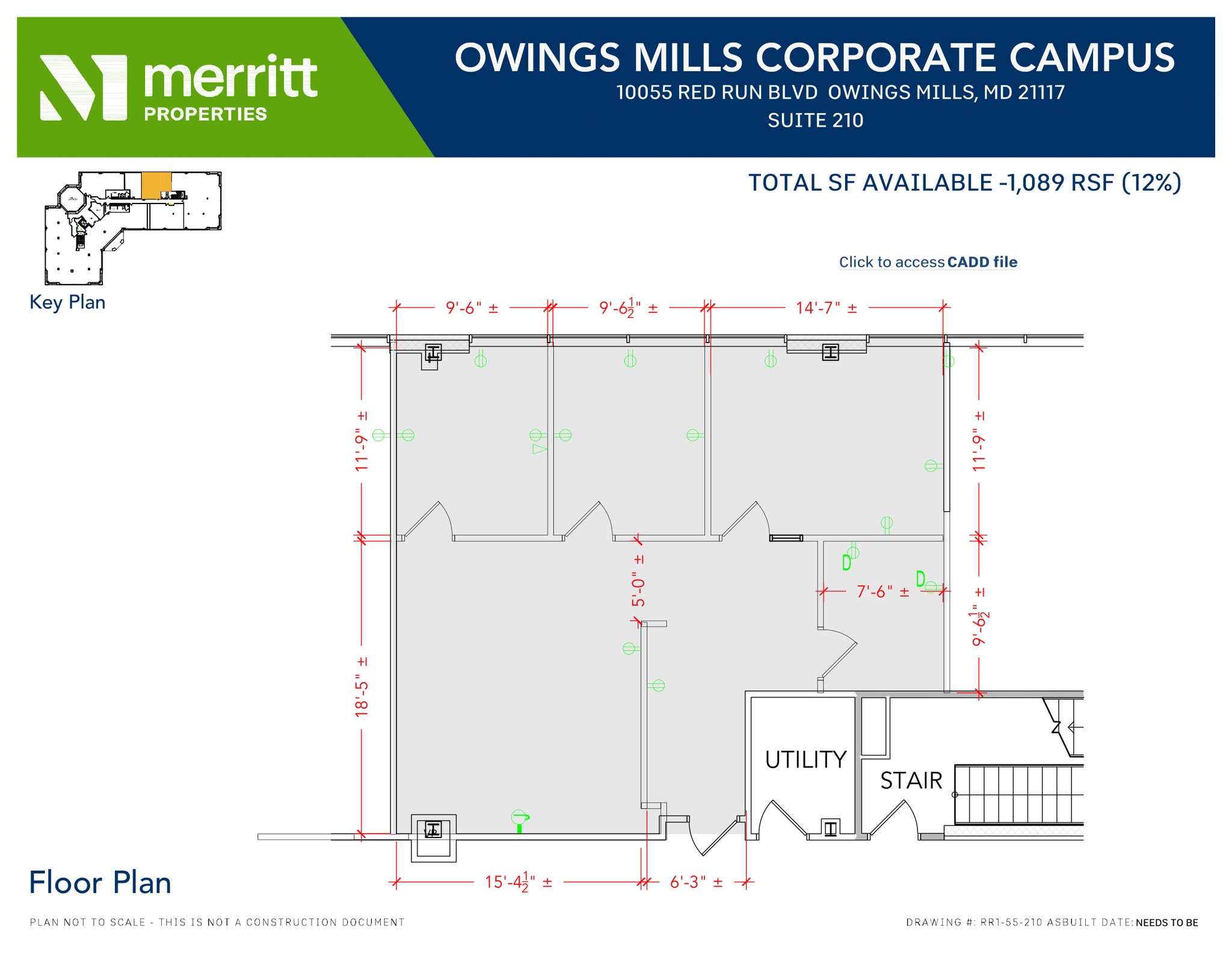 10045 Red Run Blvd, Owings Mills, MD à louer Plan d’étage– Image 1 sur 1
