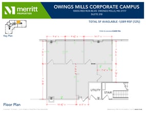 10045 Red Run Blvd, Owings Mills, MD à louer Plan d’étage– Image 1 sur 1