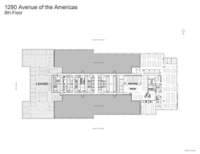 1290 Avenue of the Americas, New York, NY à louer Plan d’étage– Image 2 sur 2