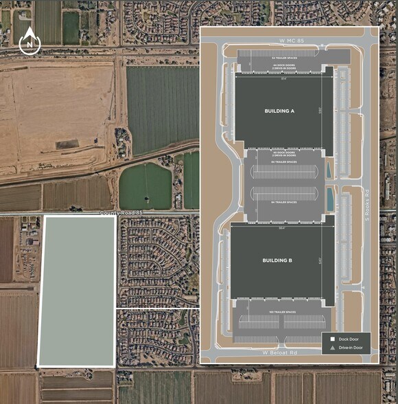 MC 85 & Rooks Rd, Buckeye, AZ à louer - Plan de site – Image 1 sur 3