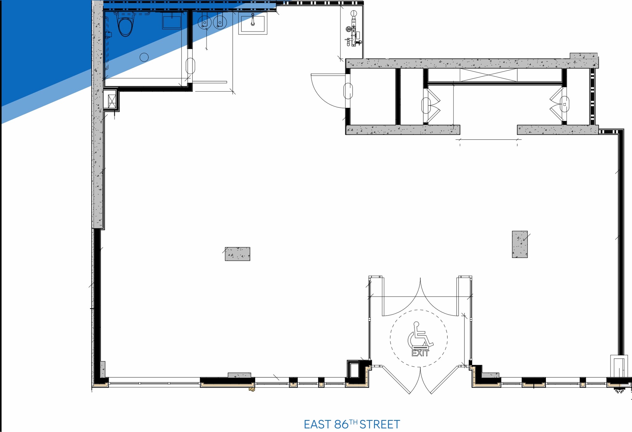 355 E 86th St, New York, NY à louer Plan d’étage– Image 1 sur 1
