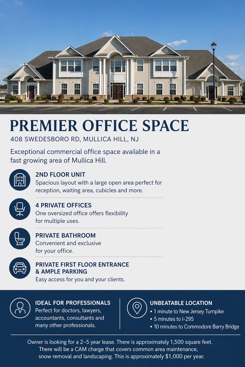 408 Swedesboro Rd, Mullica Hill, NJ à louer Autre– Image 1 sur 3