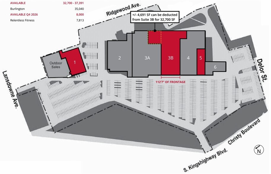 4928 Christy Blvd, Saint Louis, MO à louer - Plan de site – Image 2 sur 2