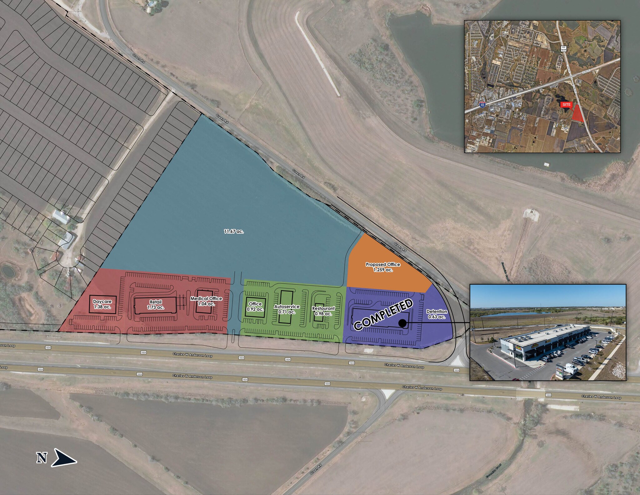 3065 E Loop & Green Rd, Converse, TX à louer Aérien– Image 1 sur 7