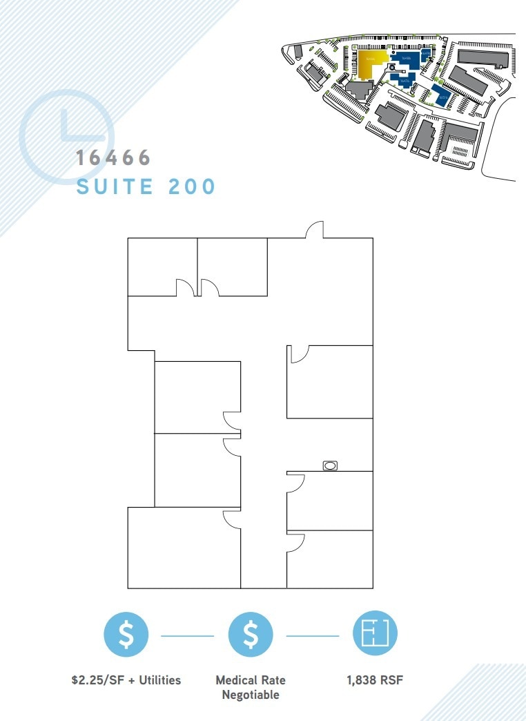 16476 Bernardo Center Dr, San Diego, CA à louer Plan d’étage– Image 1 sur 1