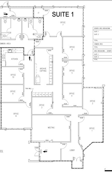 380 Civic Dr, Pleasant Hill, CA à louer - Plan d’étage – Image 2 sur 3