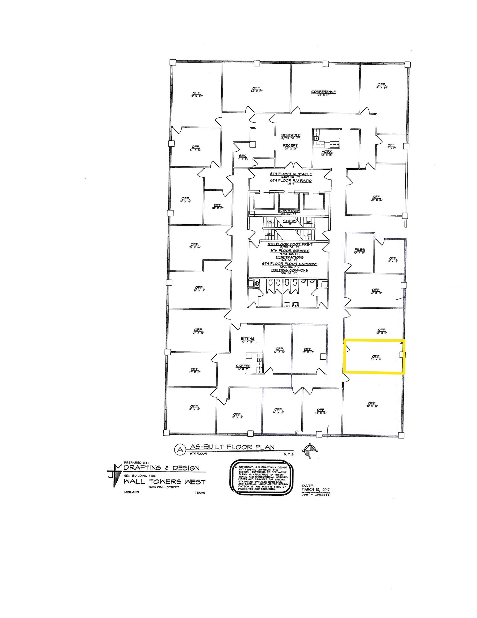 201-203 W Wall St, Midland, TX à louer Photo intérieure– Image 1 sur 1