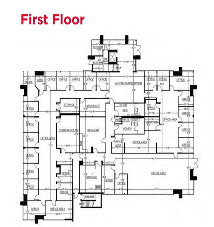 2610 E University Dr, Mesa, AZ à louer Plan d’étage– Image 1 sur 1