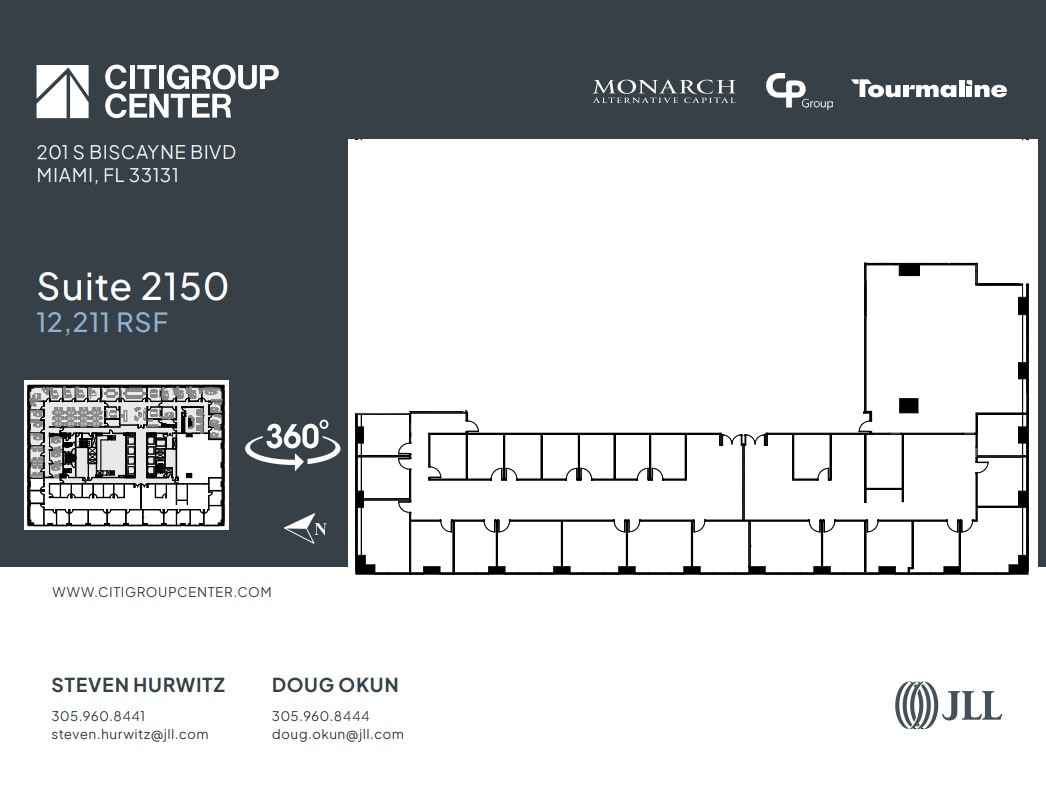 201 S Biscayne Blvd, Miami, FL à louer Plan d’étage– Image 1 sur 1