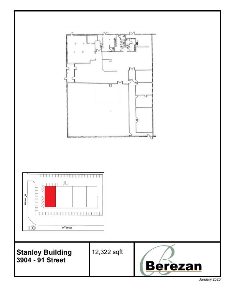 3904 91st St NW, Edmonton, AB à louer Plan d’étage– Image 1 sur 1