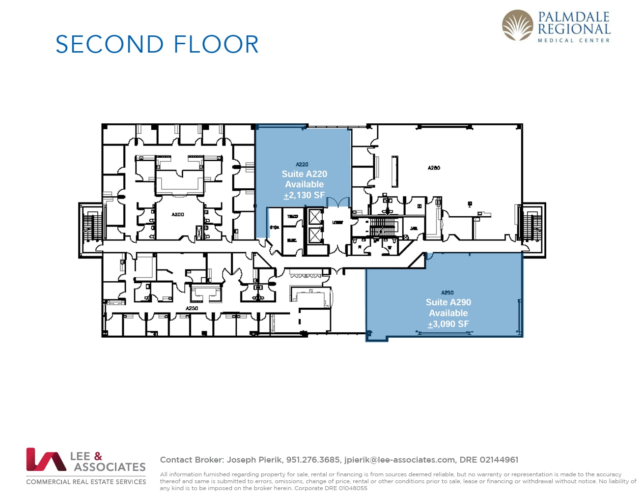 38660 Medical Center Dr, Palmdale, CA à louer Plan d’étage– Image 1 sur 1