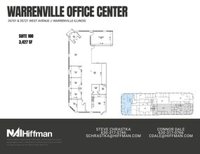 3S721 West Ave, Warrenville, IL à louer Plan d’étage– Image 1 sur 1
