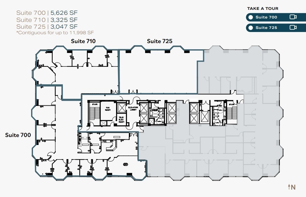 550 W C St, San Diego, CA à louer Plan d’étage– Image 1 sur 1